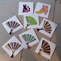 Atelier carterie avec l'association Le Havre contre le cancer - Iris folding