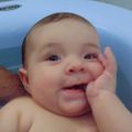 Séance photo dans le bain