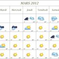 Rideau Météo - 4ème semaine et fin du mois de Mars