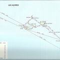 Planning et cartes pour le périple Galice-Açores du 10 mai au 14 juillet 2013 