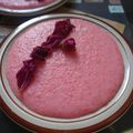 MHALBI AU SIROP DE FRAISES POUR OCTOBRE ROSE