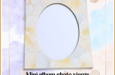 Mini album prêt à être décoré