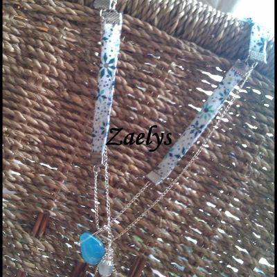 Collier " Ciel de libellule"