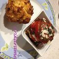 Mini cake italien et tomate mozzarella