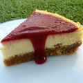 Cheesecake au chocolat blanc et aux fraises