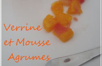 Verrine et Mousse Agrumes