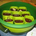 Gâteau poire et chocolat au microvap Tupperware