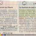 DANS LES PAGES DE OUEST-FRANCE... La Normandie ne swingue toujours pas!