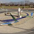 Rond-point à Saint-Aigulin