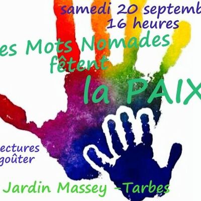 Les Mots Nomades fêtent la PAIX (Annulé)