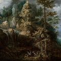 New acquisition from the J. Paul Getty Museum:  Landscape with the Temptation of Saint Anthony, 1617 of Roelandt Savery
