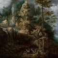 New acquisition from the J. Paul Getty Museum:  Landscape with the Temptation of Saint Anthony, 1617 of Roelandt Savery