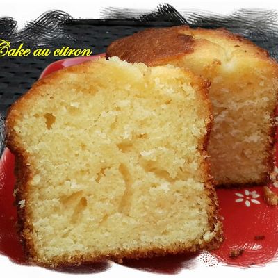 Cake au citron imbibé