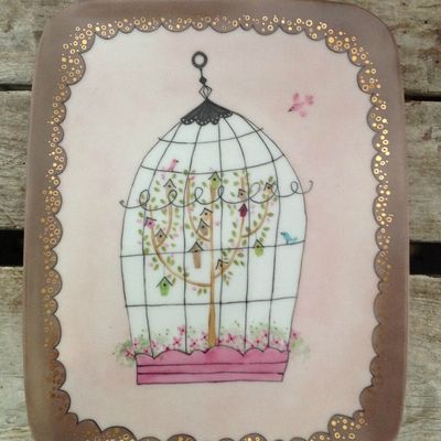 Plat # Cage aux oiseaux