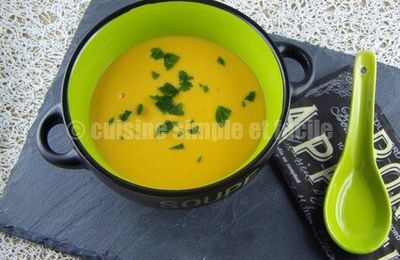 Velouté de lentilles corail et carottes 