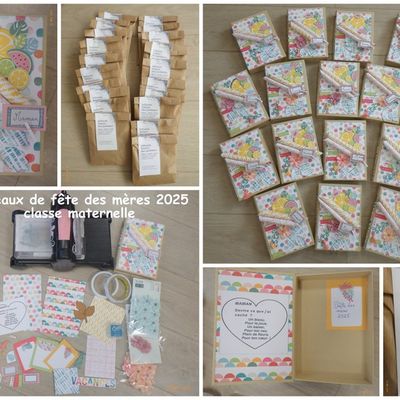 Cadeau de fête des mères en classe de Maison des enfants!