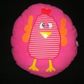 Coussin Ginette la poulette