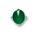 Fine Jadeite and Diamond Ring