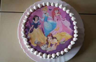 Gâteau princesses Disney