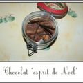 Chocolat "esprit de noël"