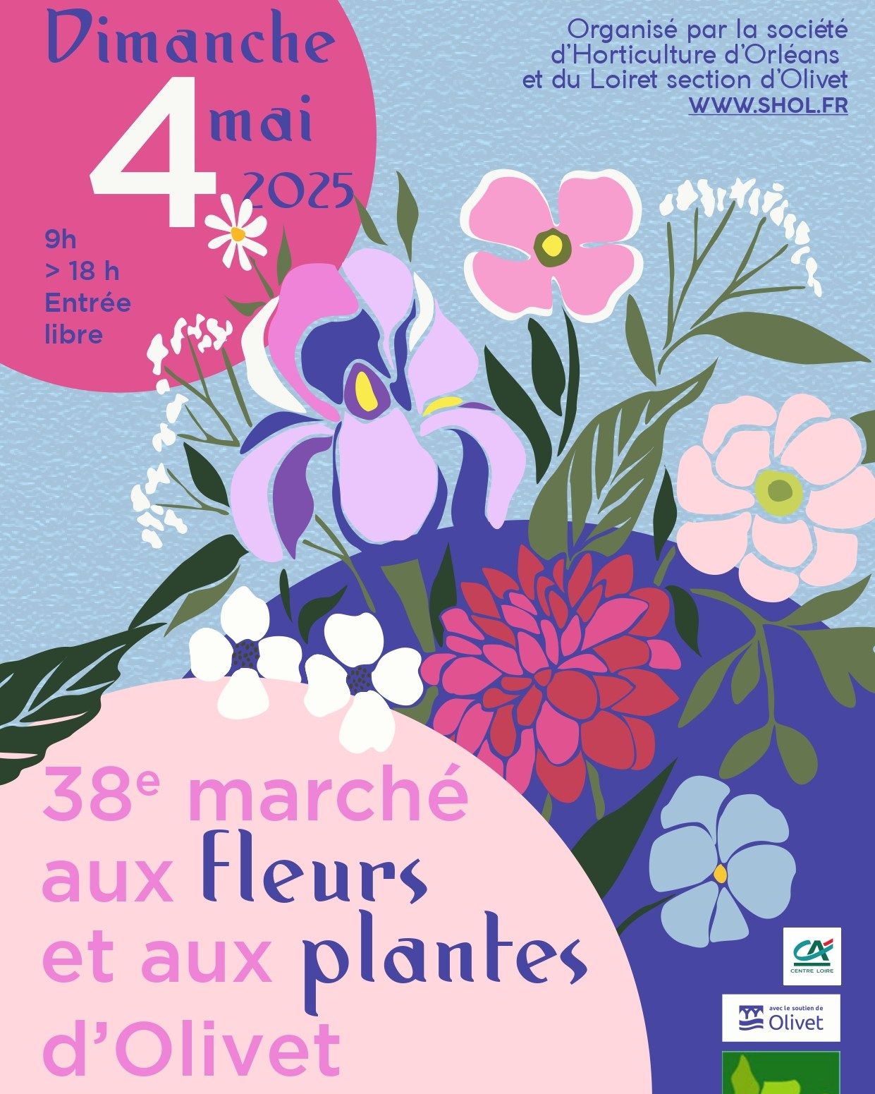 Marché aux Fleurs et aux Plantes d'Olivet
