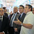 Visite de Vincent Peillon le ministre de l'Education au lycée Marie Curie 