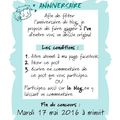 Concours anniversaire