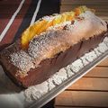 CAKE A L'ORANGE EN HABIT DE CHOCOLAT