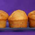 Muffins au chocolat blanc, noix de Pécan et sirop d'érable