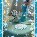 Gâteau La reine des neiges