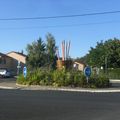 Rond-point à Issoire