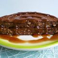 pancake vegan hyperprotéiné chocolat-noisette-érable-son d'avoine (diététique, sans gluten-beurre-sucre-oeuf et riche en fibres)