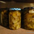 CONSERVES DE COURGETTES DANS L'HUILE D'OLIVE