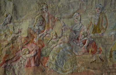 I absolutely adore the 18 th century tapestry petits points, romantic design " Marie-Antoinette