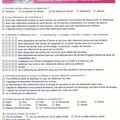 Questionnaire de marché d'étude pour vanish