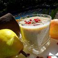 DETOX - BIENFAITS - Smoothie aux fruits, baies et poudre de baobab