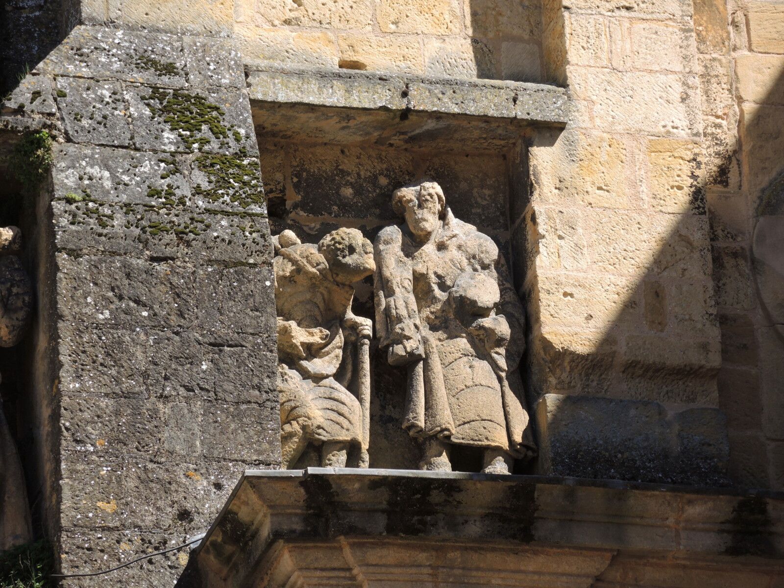 Sarlat-la-Canéda, Cathédrale Saint-Sacerdos, façade, statue (24)