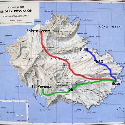 Je n'ai jamais situé les principaux lieux que