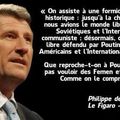 "Les sanctions sont des actes de guerre. Les coopérations sont des actes de paix. Nous sommes venus poser un acte de paix." 