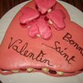 macaron géant en forme de coeur spécial Saint Valentin