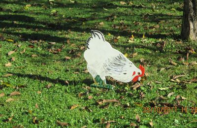 bonjour à vous tous et toutes,pas belle cette poule!!elle fait tellement vraie..!! 