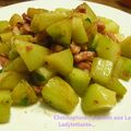 Christophines Sautées aux Lardons