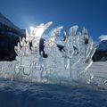 Sculptures sur glace à Valloire 
