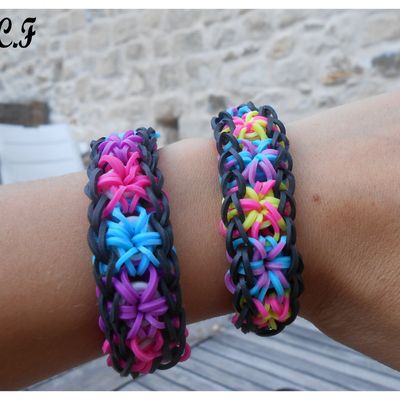 Bracelet étoiles en élastiques !