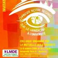 6 oct : Handicap Colloque