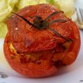 TOMATES FARCIES JAMBON-CHAMPI-CHÈVRE