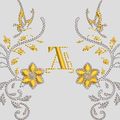 Corbeille douce nuit.. monogrammes 
