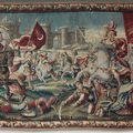 Grande tapisserie de la tenture de “La Jérusalem délivrée”. Atelier de la Marche, Aubusson, XVIIe siècle.