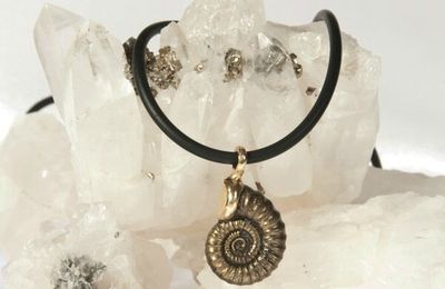 Ammonite jewelry by Hendrik Hackl