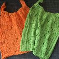 Débardeur en crochet, x 2!!!